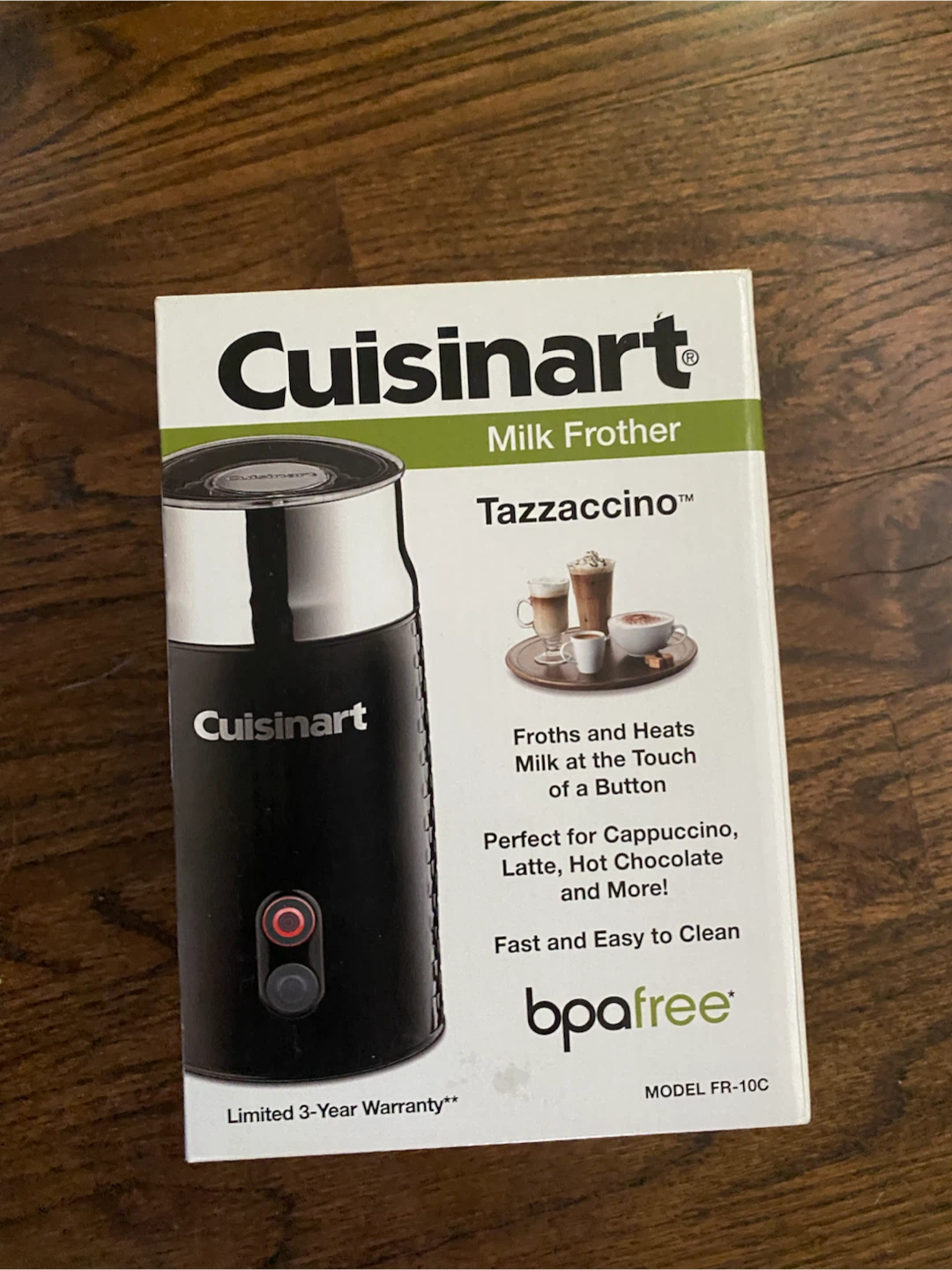 Cuisinart Tazzaccino Milk Frother, NEW