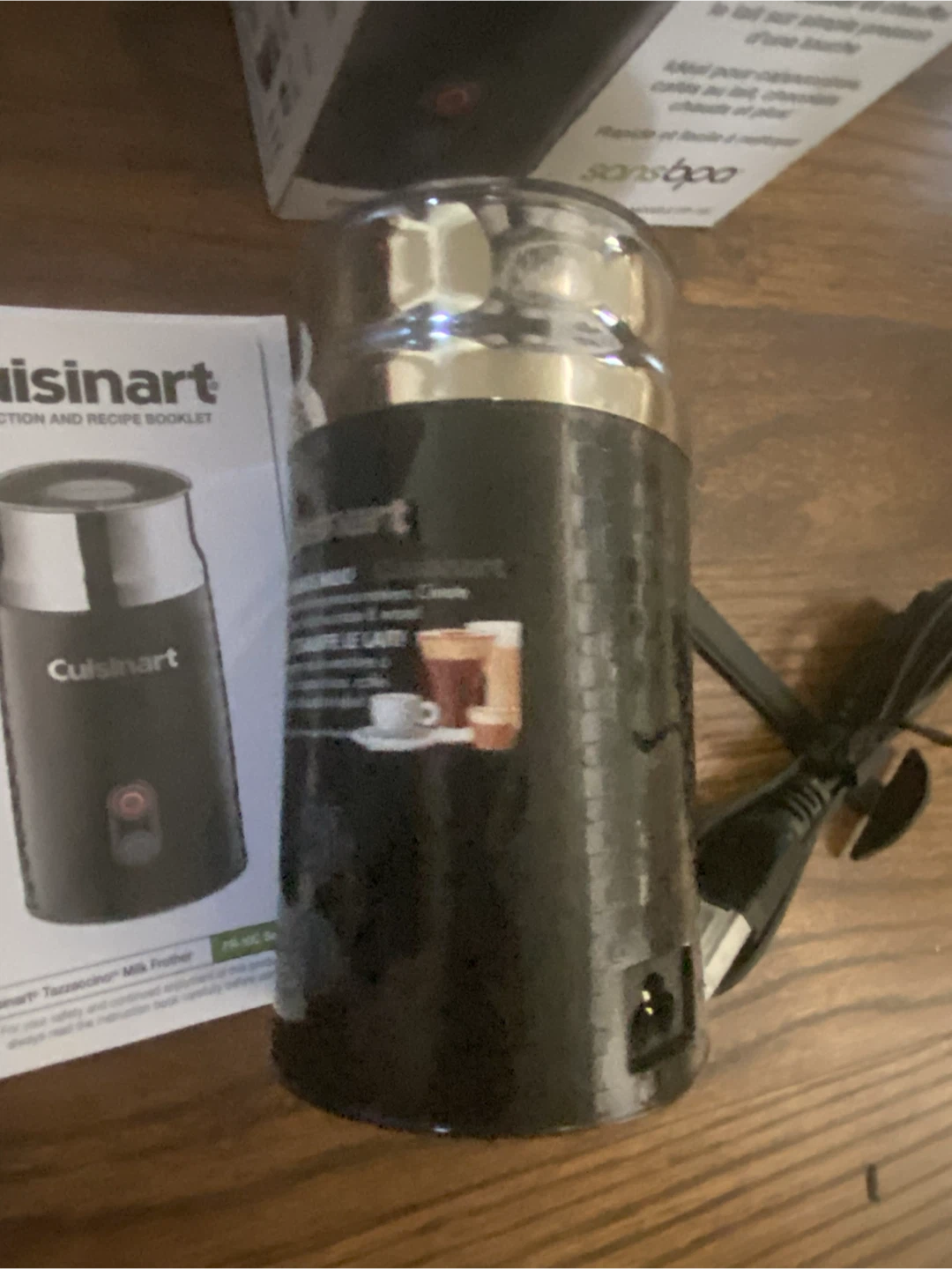 Cuisinart Tazzaccino Milk Frother, NEW - photo 3