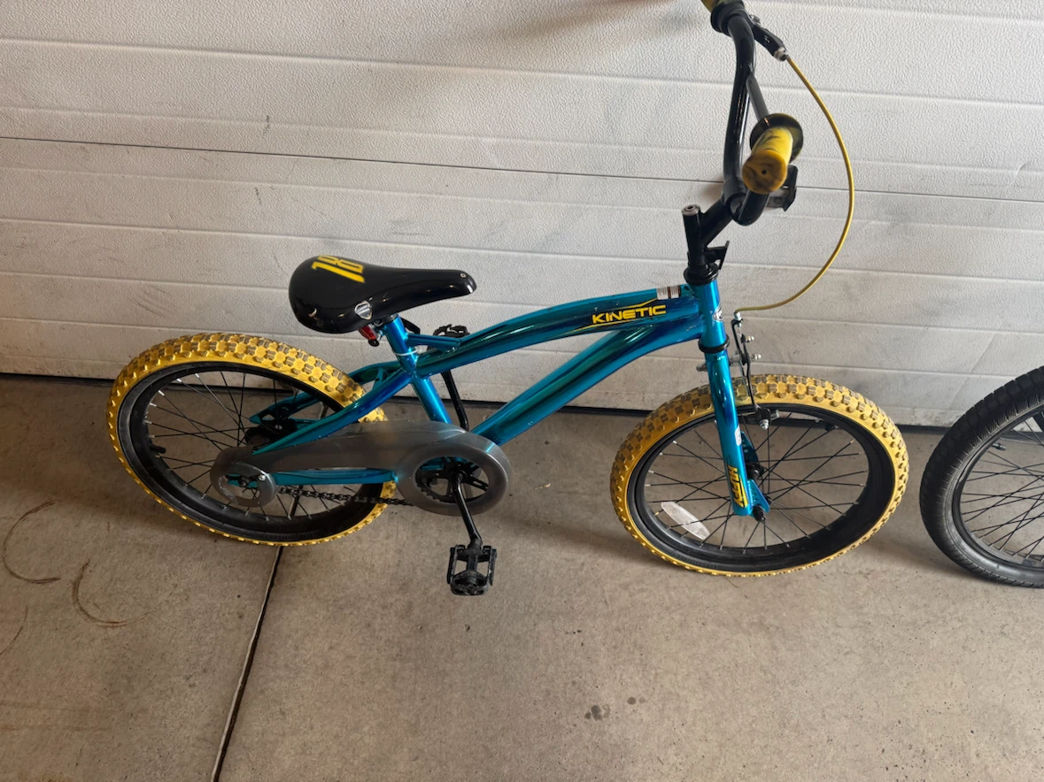 Kids BMX Bike , 18 inch wheels , Hand Brake.