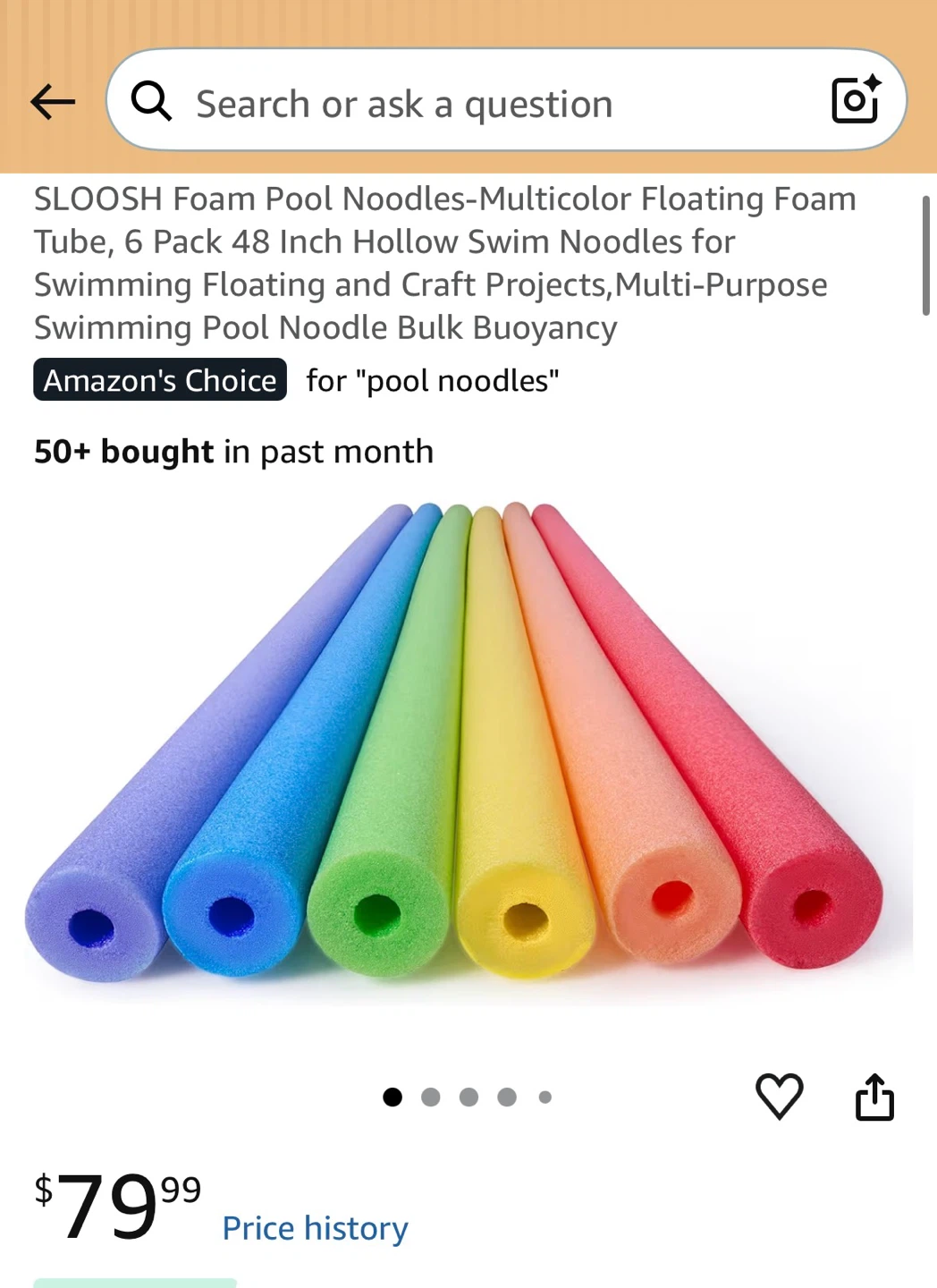 3 NEW 60” Hollow Foam Pool Noodles - photo 3