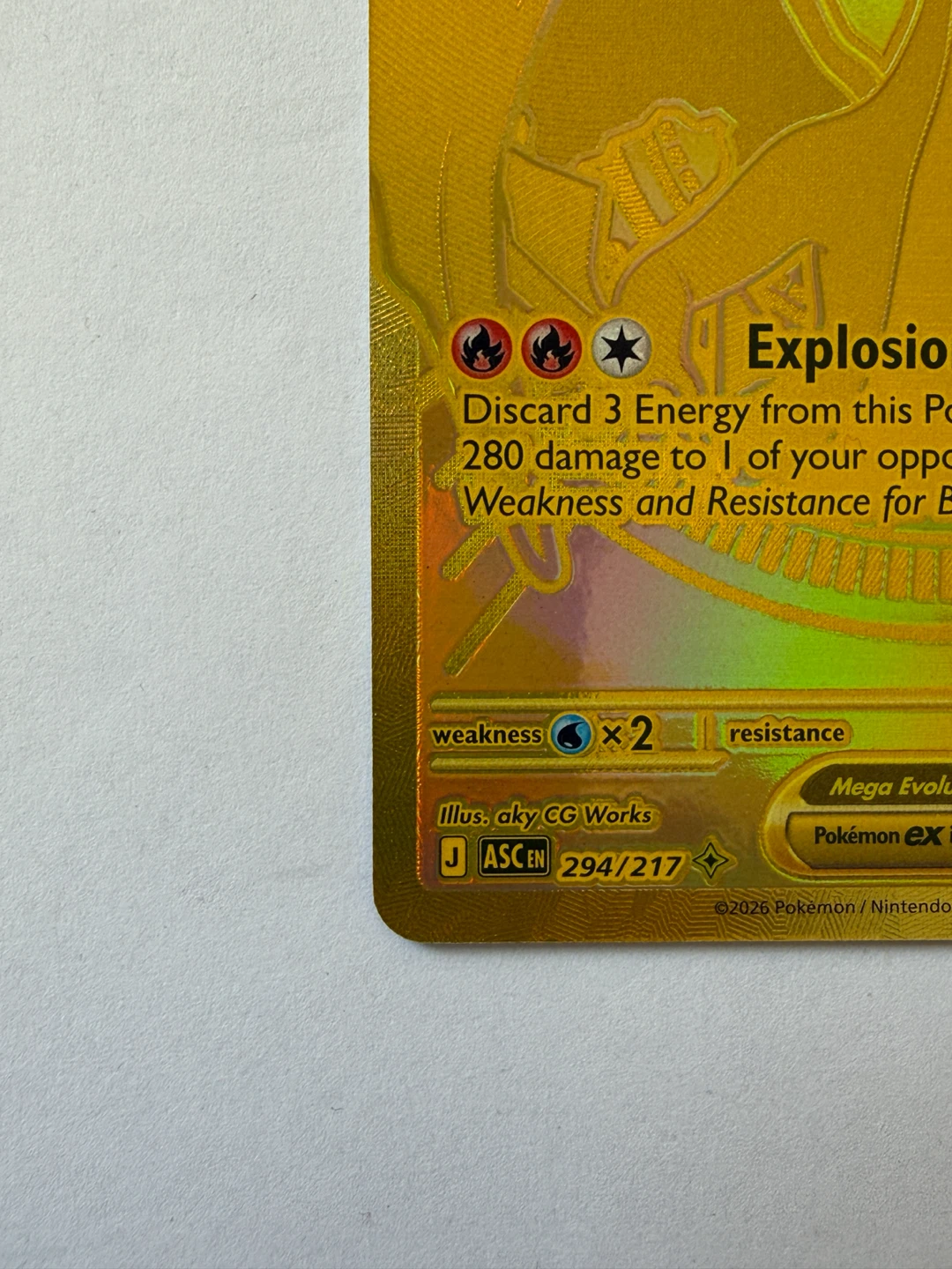 Mega Charizard Y EX Pokémon Card - photo 2