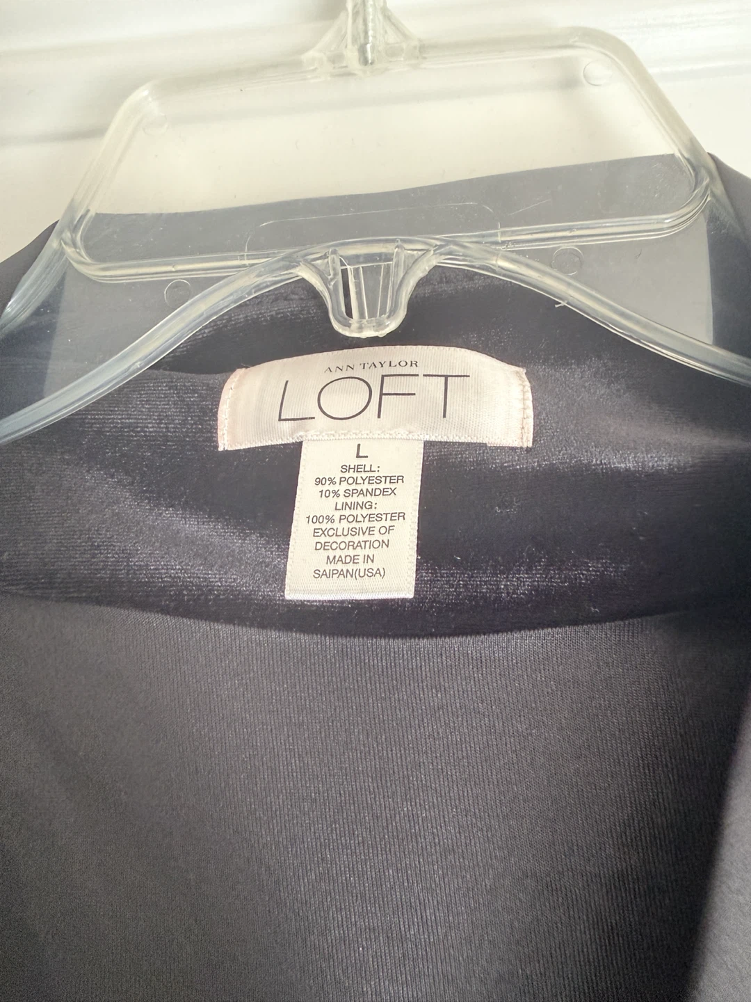 LOFT Black Velvet Sequin Kimono Jacket - photo 4