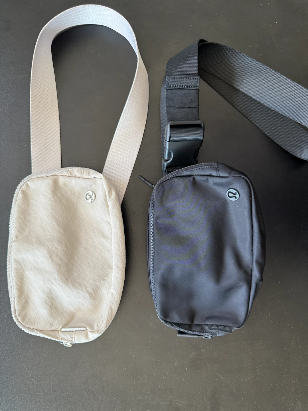 Lululemon Everywhere Belt Bag - Black & Beige