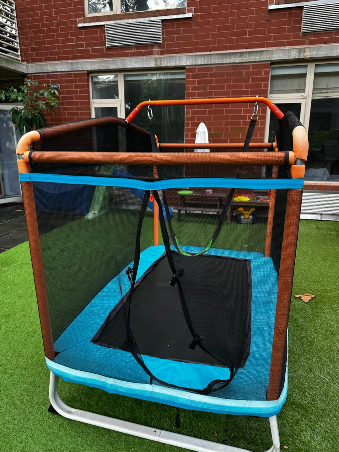 Kids Trampoline with Swing
