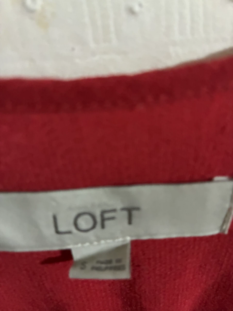 Loft Red Casual Blouse - Size S - photo 2