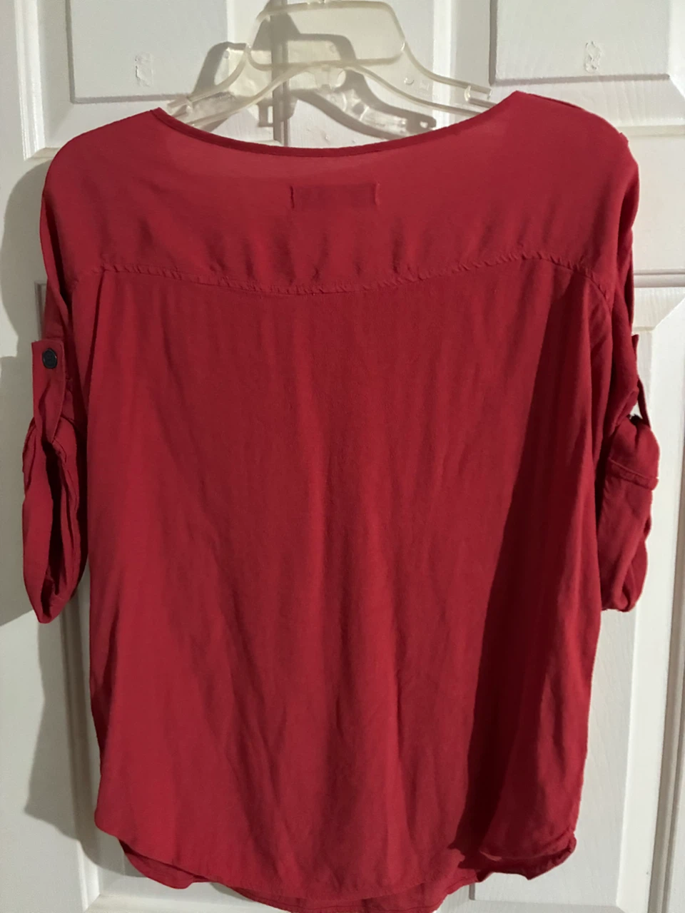 Loft Red Casual Blouse - Size S - photo 3