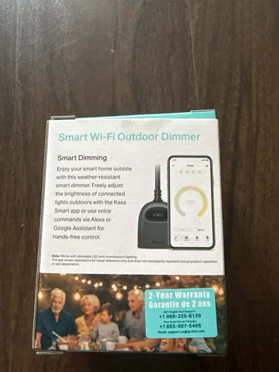 TP-Link Kasa Smart Wi-Fi Outdoor Dimmer KP405 - photo 3