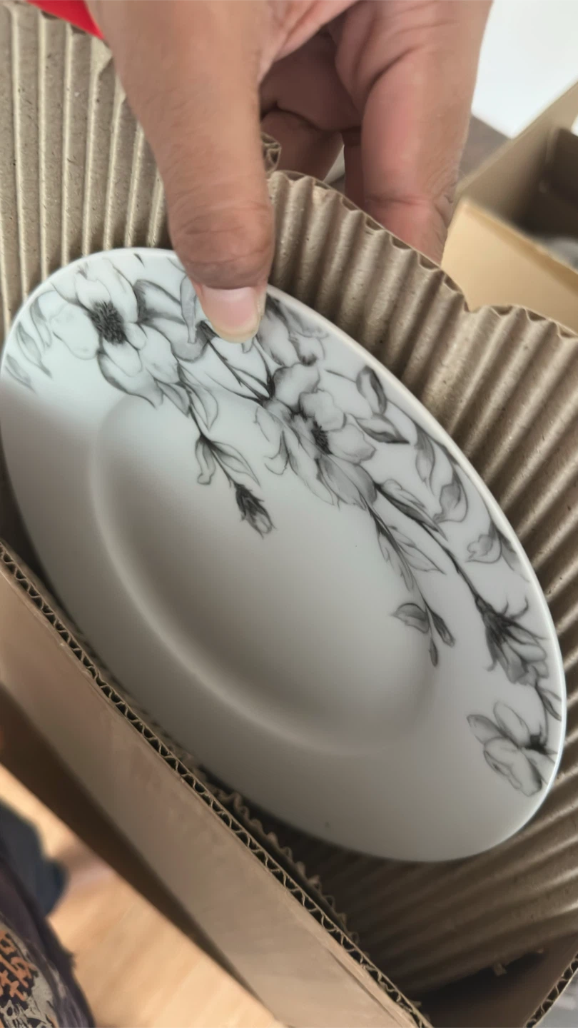 CANVAS Wild Rose Porcelain Dinnerware Set - 16 Pieces - photo 5