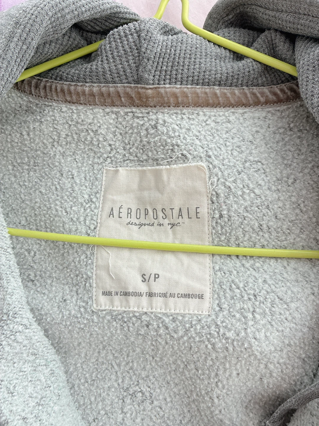 Aéropostale Grey Zip-Up Hoodie - photo 3
