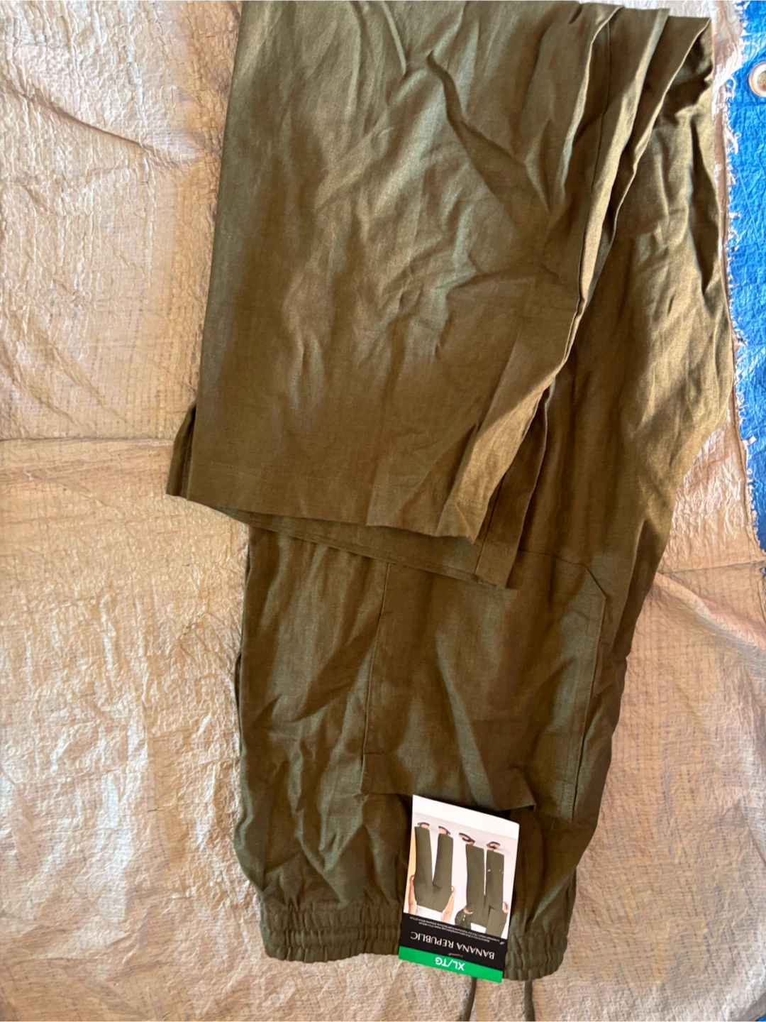 Banana Republic Olive Green Cargo Pants XL/TG