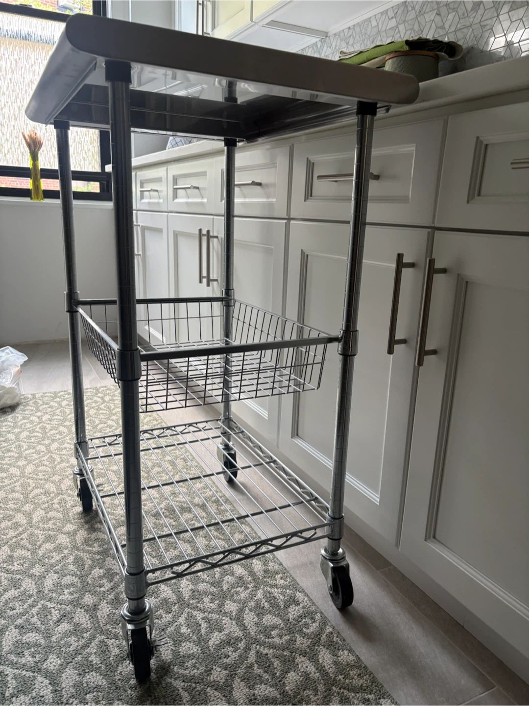 Stainless Steel NSF-Certified Utility Worktable Cart - photo 3
