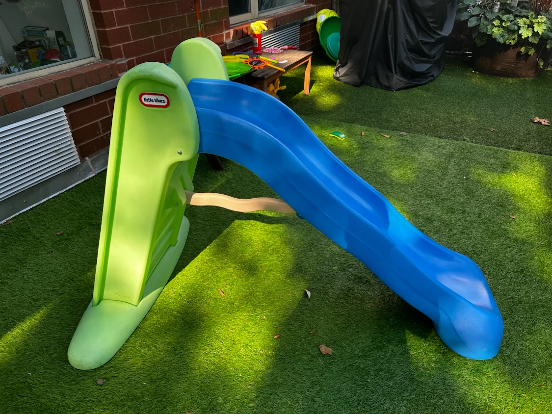 Little Tikes Blue and Green Foldable Slide - photo 2