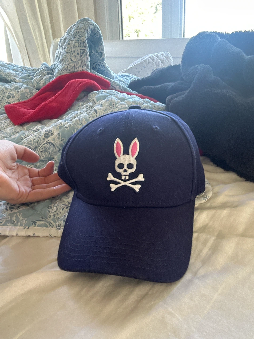 Psycho Bunny Navy Baseball Cap