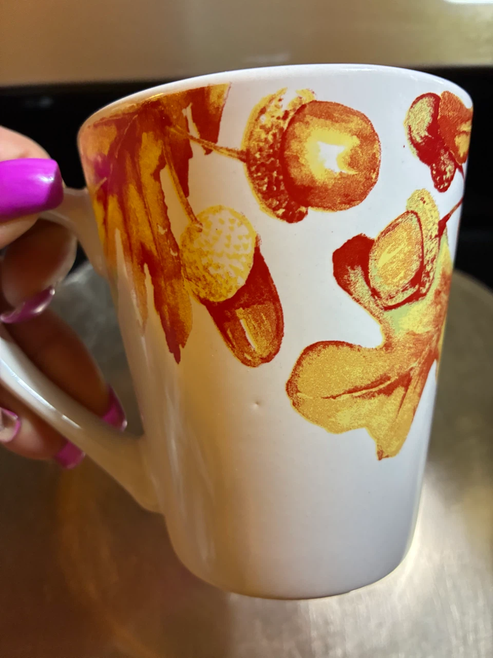 Royal Norfolk Fall Acorn and Leaf Mug - photo 2