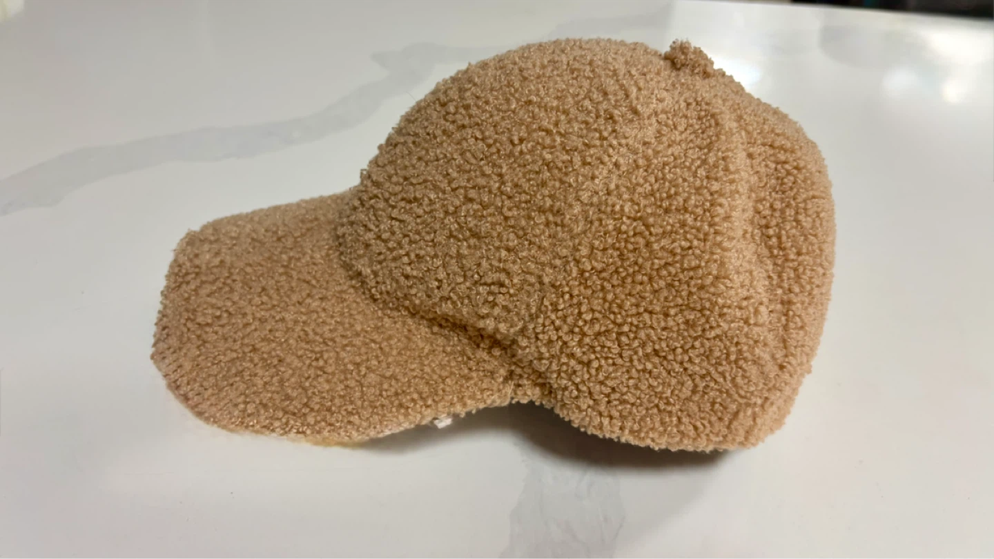 Faux Lamb Wool Baseball Cap for Men Women - photo 4