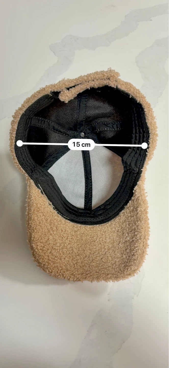 Faux Lamb Wool Baseball Cap for Men Women - photo 5
