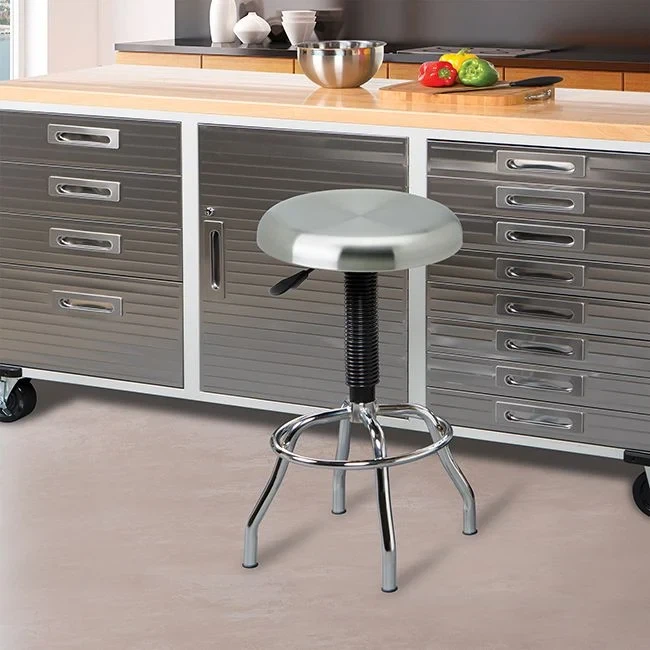 Seville Classics Stainless Steel WorkStool