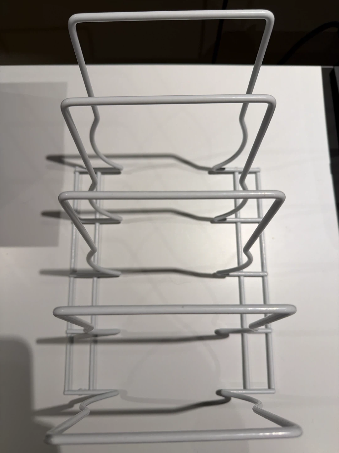 White Metal 5-Section Organizer Rack - photo 2