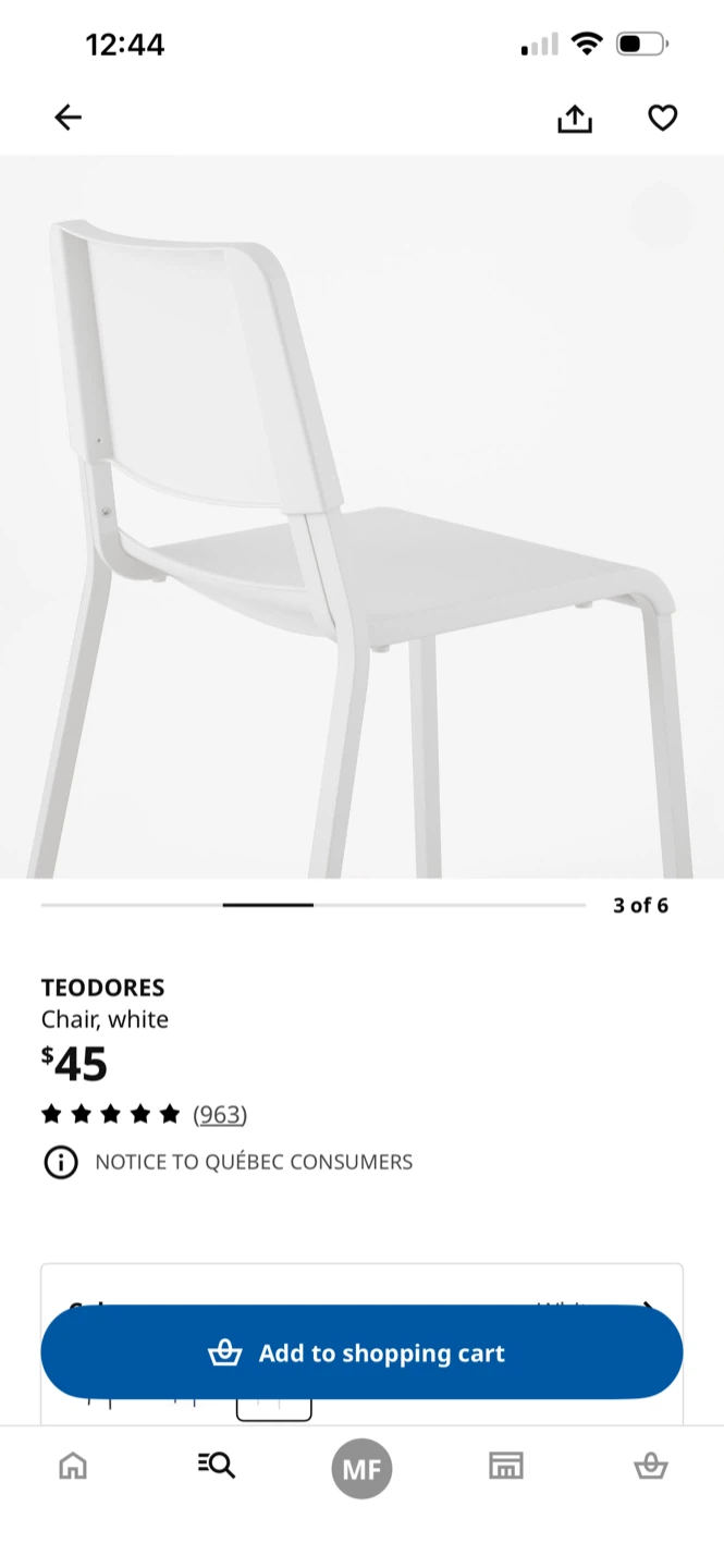 Bundle IKEA TEODORES Chairs (Set of 2) & TABLE VIHALS - photo 4