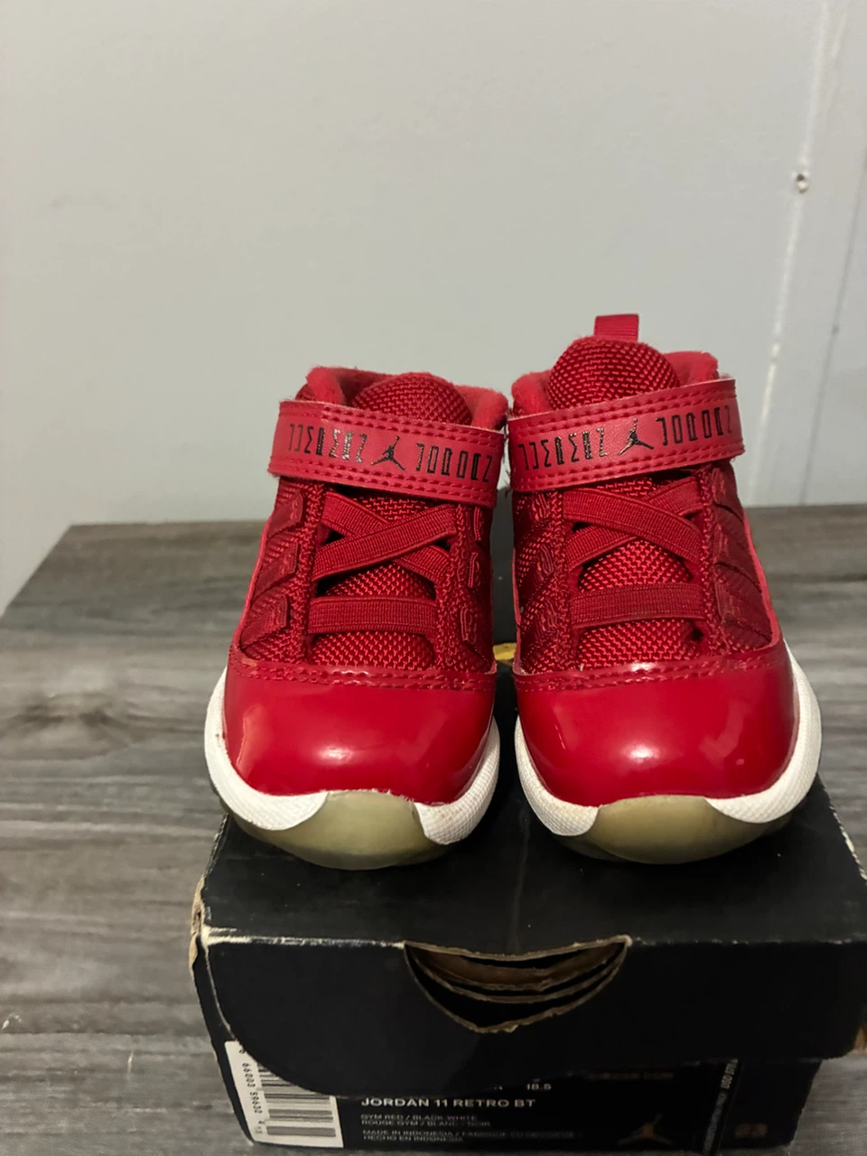 Jordan 11 Retro BT Toddler Shoes Red
