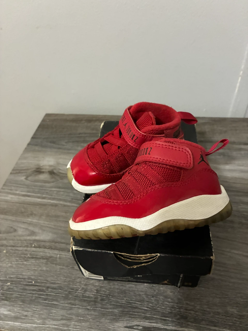 Jordan 11 Retro BT Toddler Shoes Red - photo 2