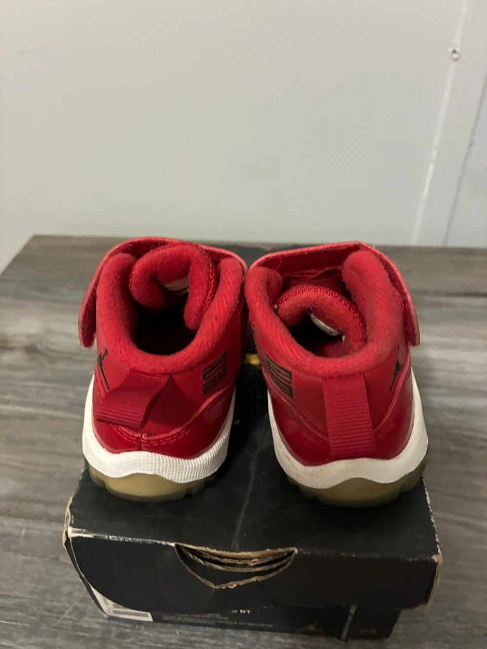 Jordan 11 Retro BT Toddler Shoes Red - photo 5