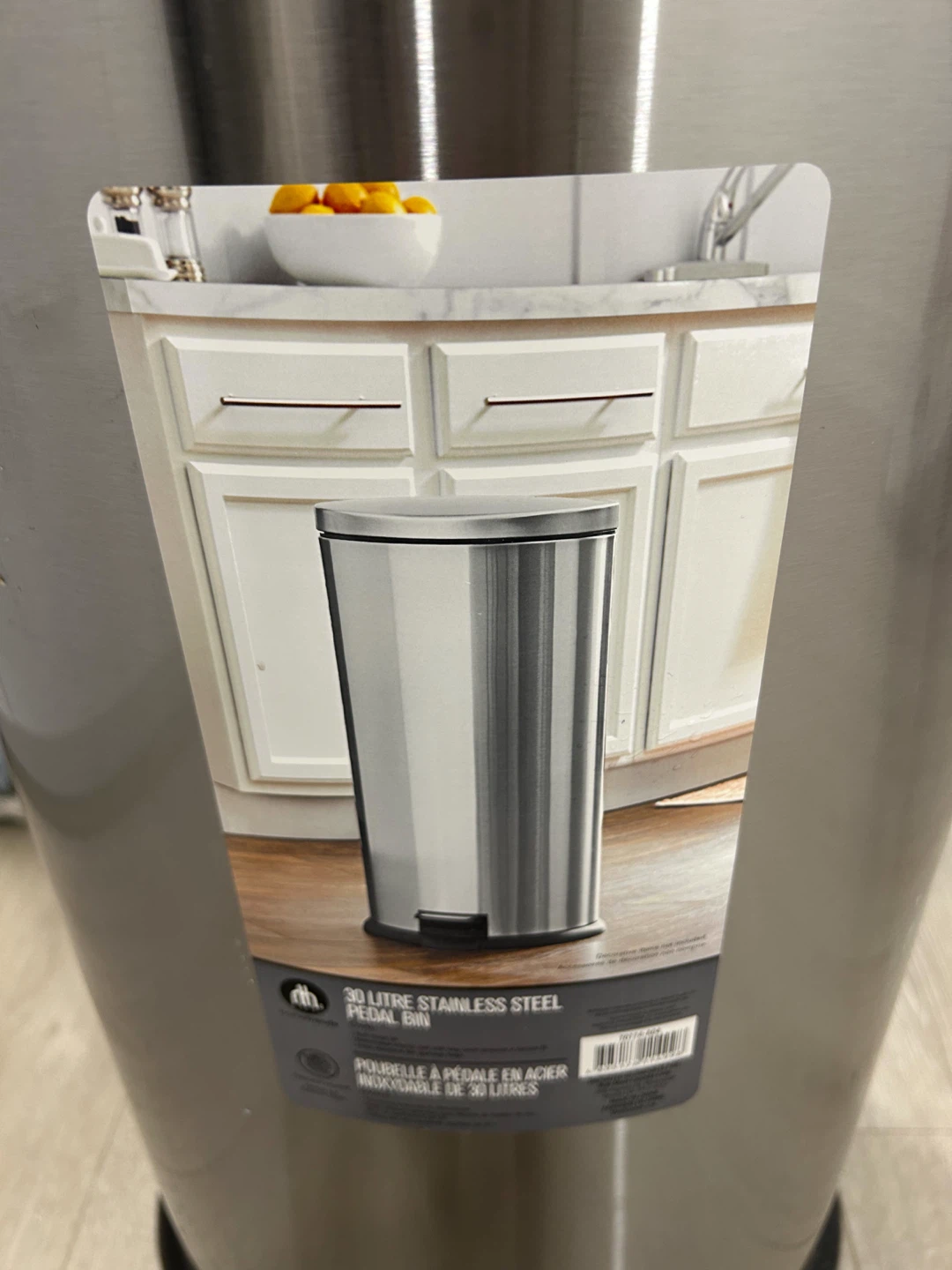 30 Litre Stainless Steel Pedal Bin Garbage Can - photo 5