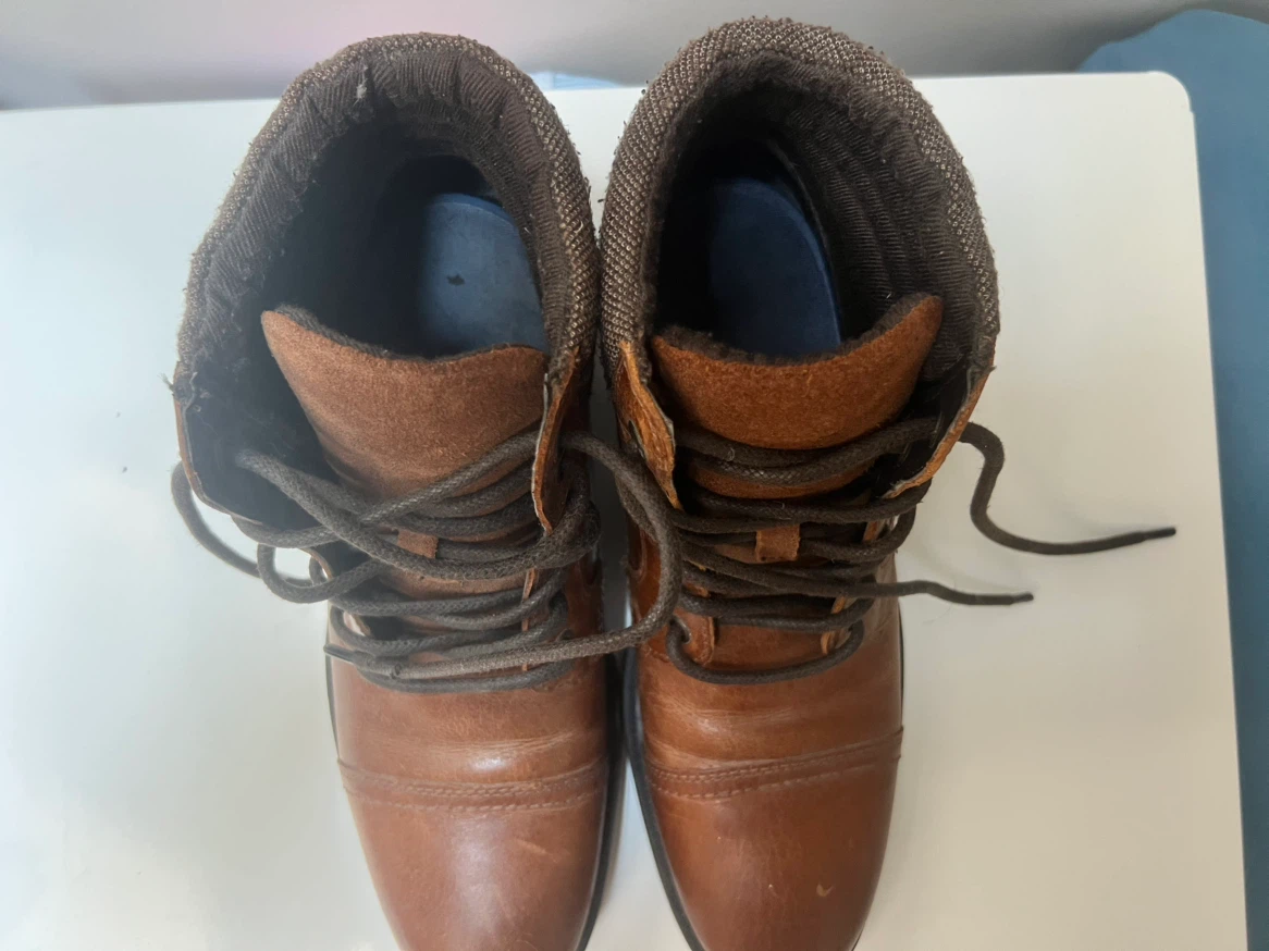 Brown Leather Boots Size 8 US - photo 2