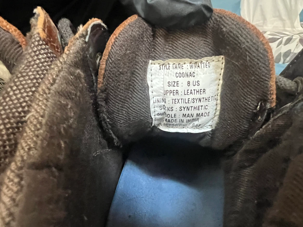 Brown Leather Boots Size 8 US - photo 4