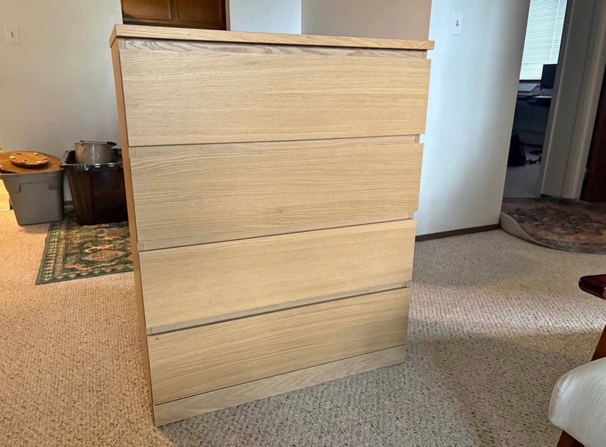 IKEA MALM dresser in oak colour - photo 3