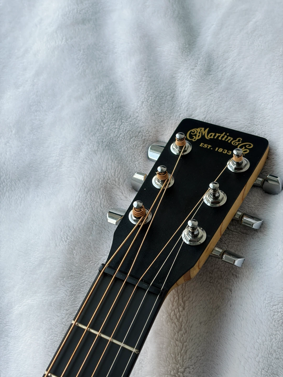 Martin&co Black Acoustic Guitar with gig bag - photo 2
