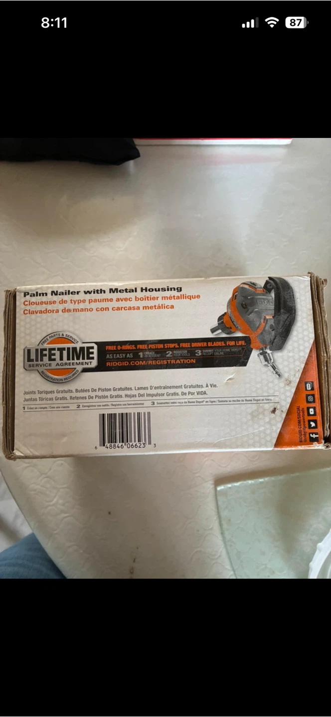 RIDGID Palm Nailer R350PNF - photo 3