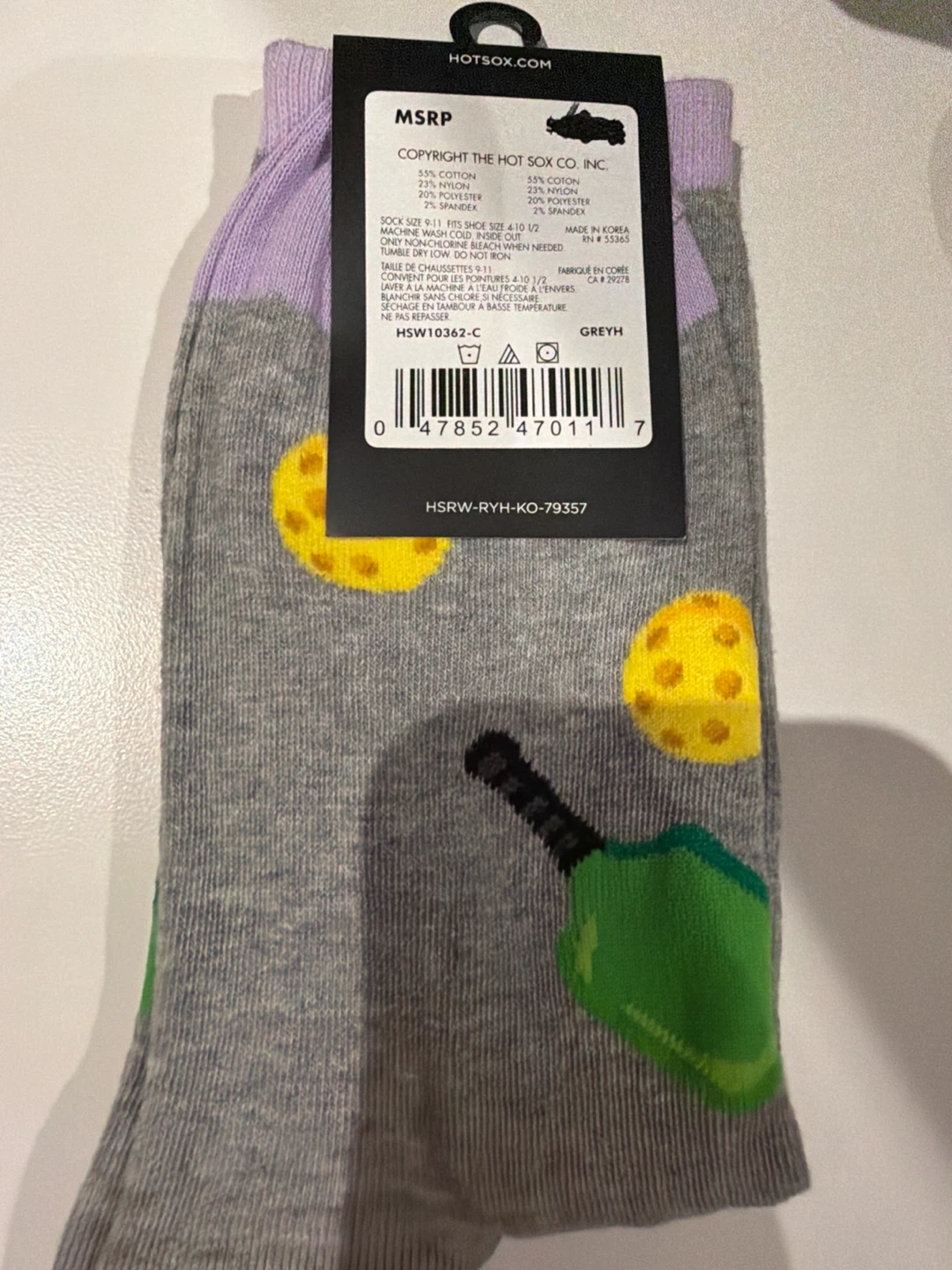 HotSox Women's I Love Pickleball Socks - photo 2