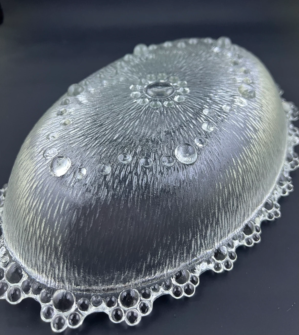 Vintage Masserini Barocco Italian Glass Bowl - photo 4