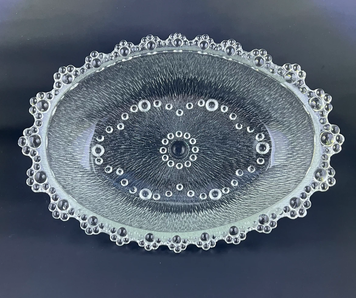 Vintage Masserini Barocco Italian Glass Bowl - photo 5