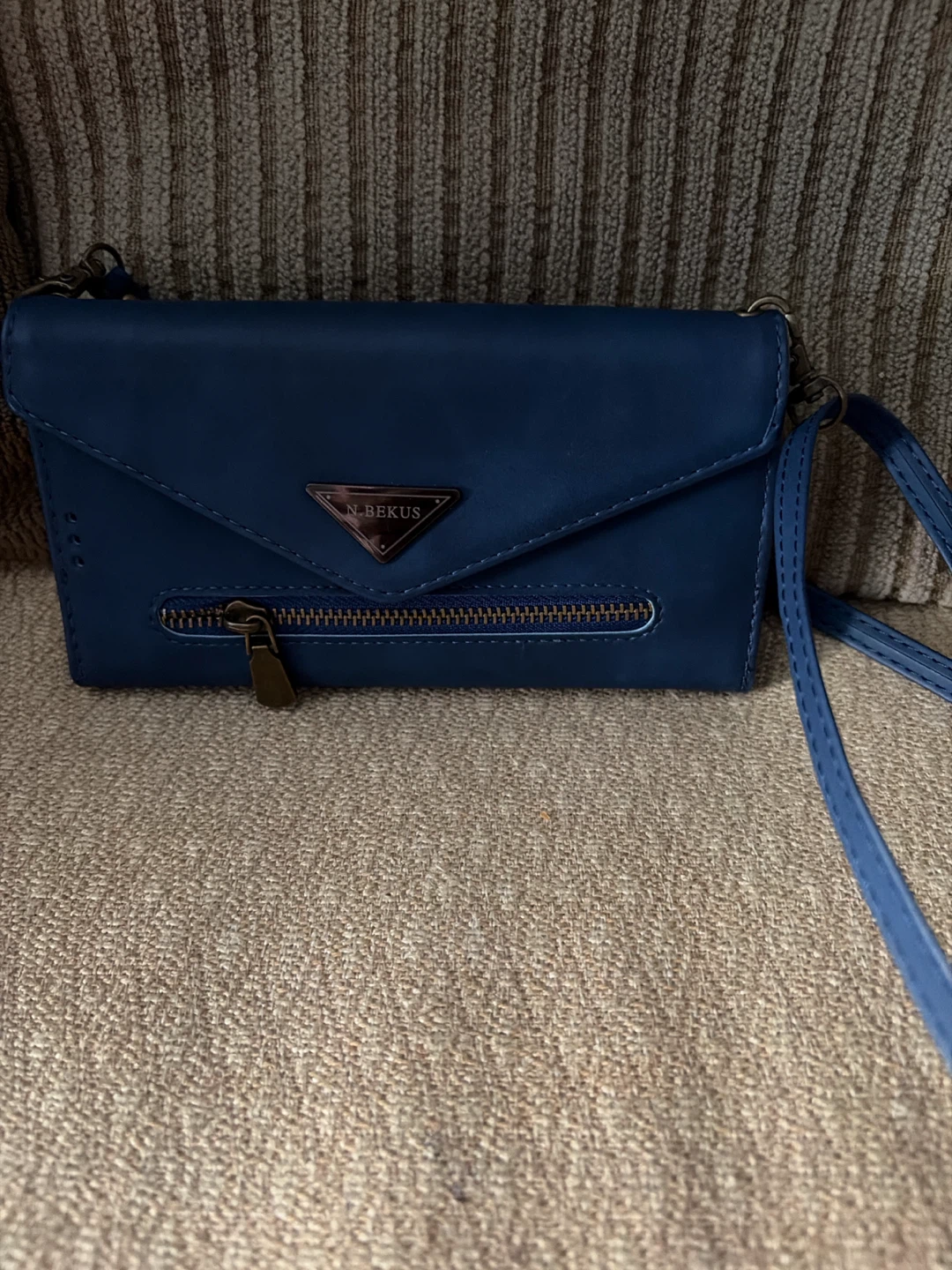 N. Bekus Blue Wallet Case with Strap - photo 3