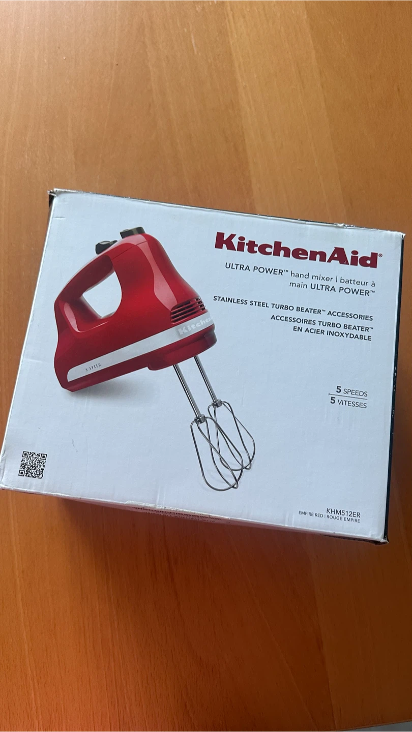 KitchenAid 5-Speed Ultra Power Hand Mixer, KHM512IB - photo 2