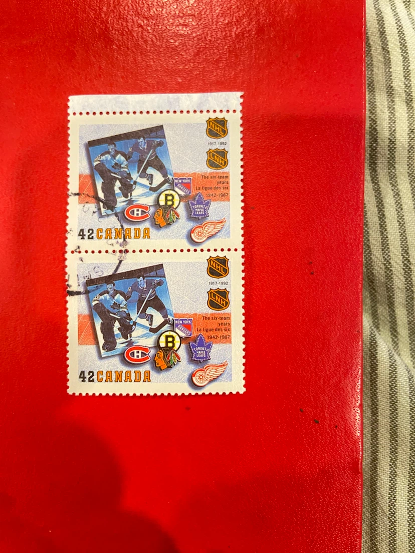 Canada NHL 42 Stamps