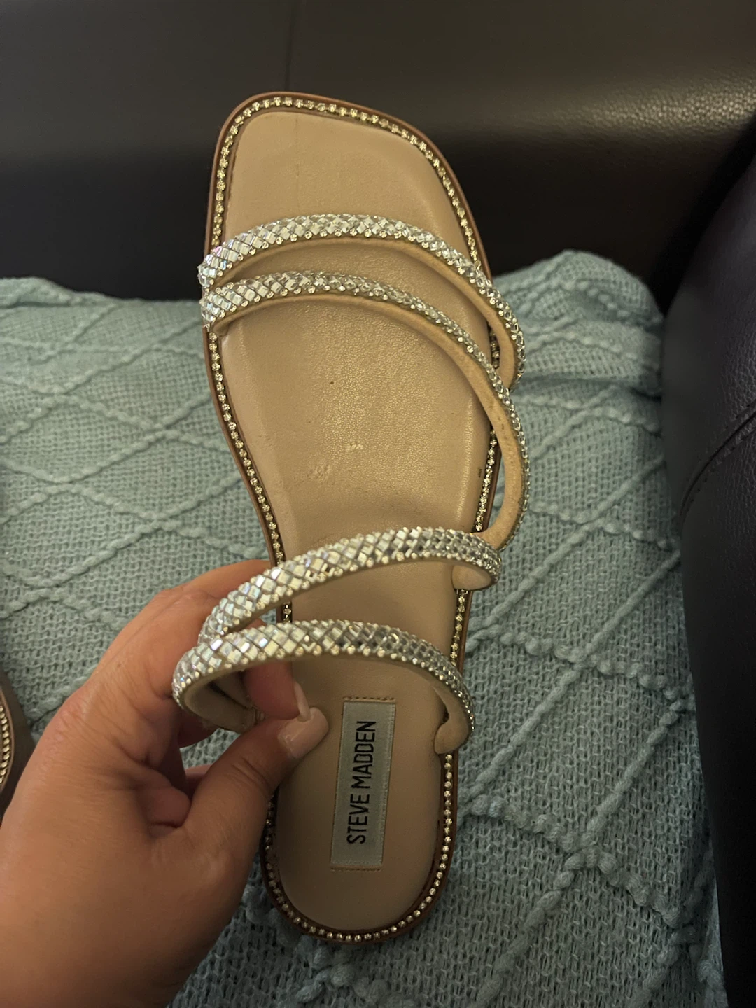 Steve Madden Women's Bejeweled Flat Sandals - photo 2