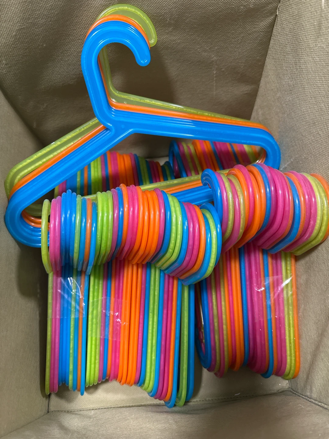 IKEA 60 pcs Plastic Clothes Hangers - Multi-Colour