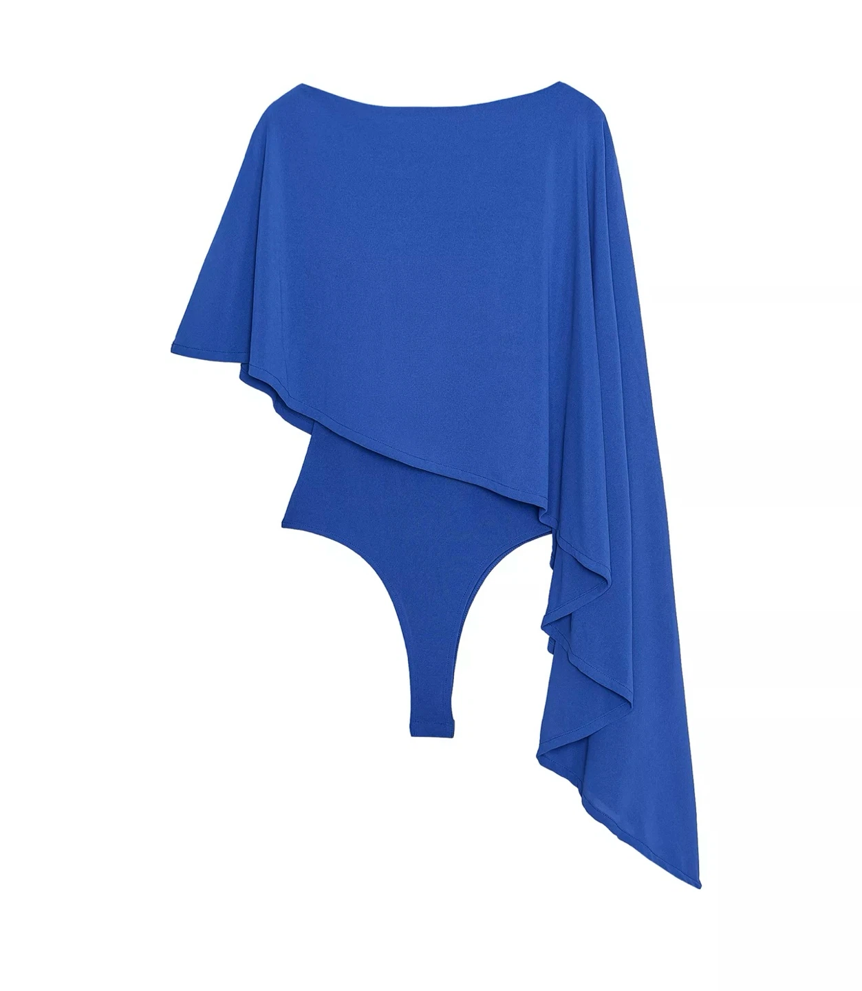 Brand new Zara Blue Asymmetrical Bodysuit - with tags Size L