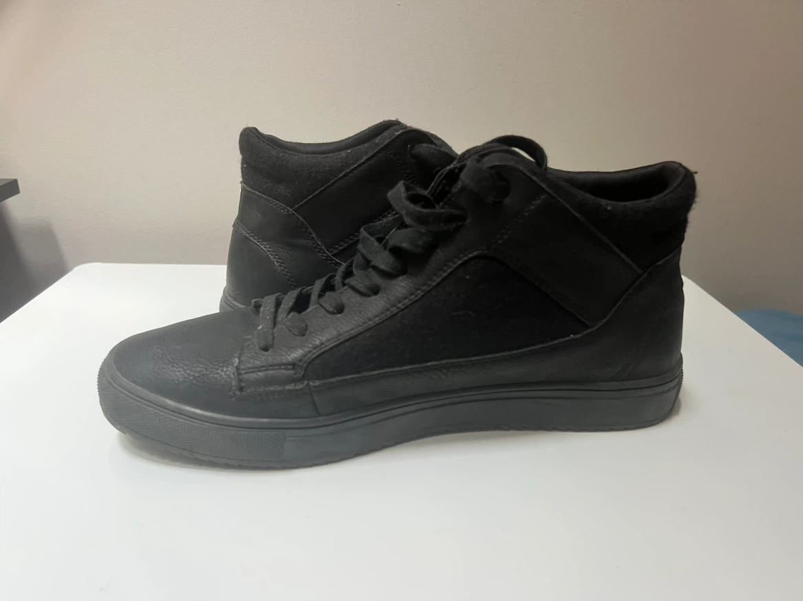 Black High-Top Sneakers