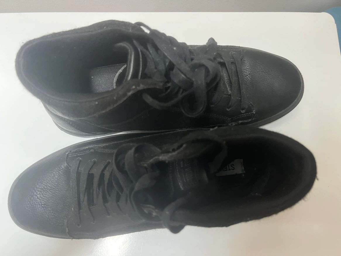 Black High-Top Sneakers - photo 2