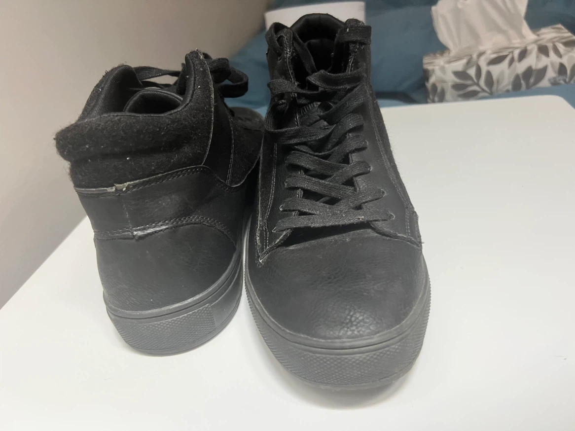 Black High-Top Sneakers - photo 3