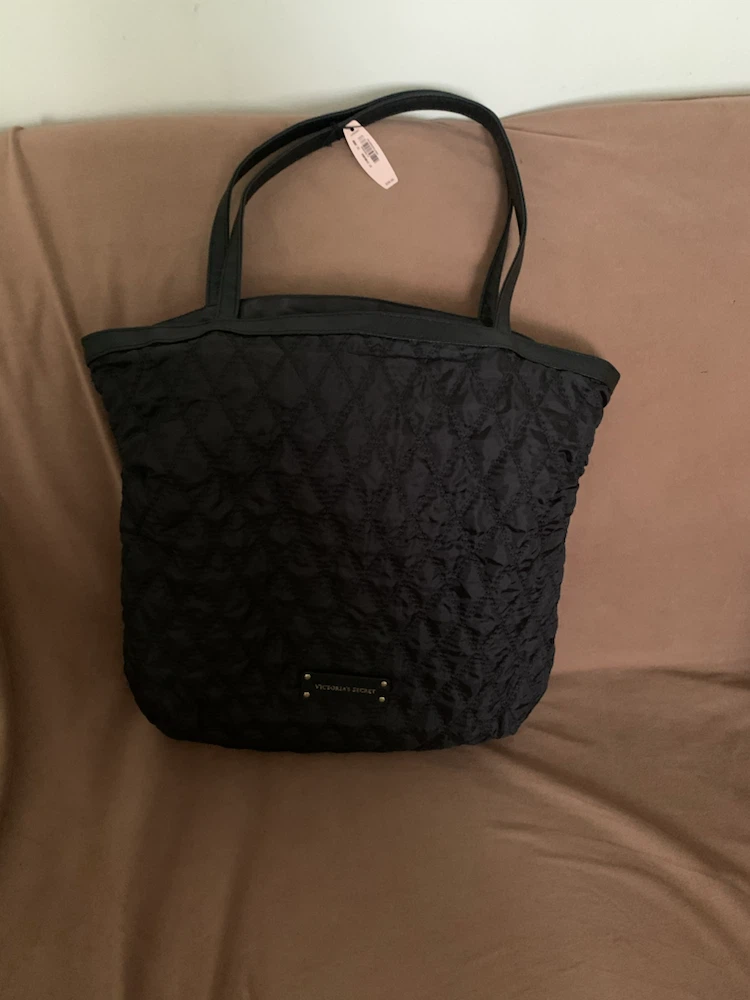 Victoria's Secret Quilted Tote Bag-NEW