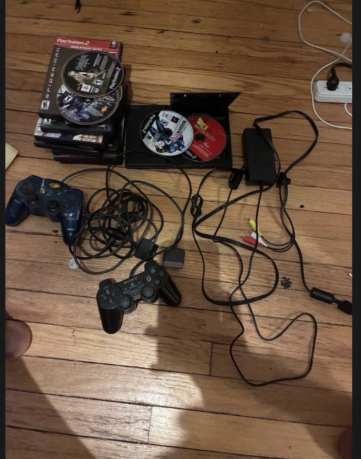 Sony PlayStation 2 Console Bundle with Games & Controllers