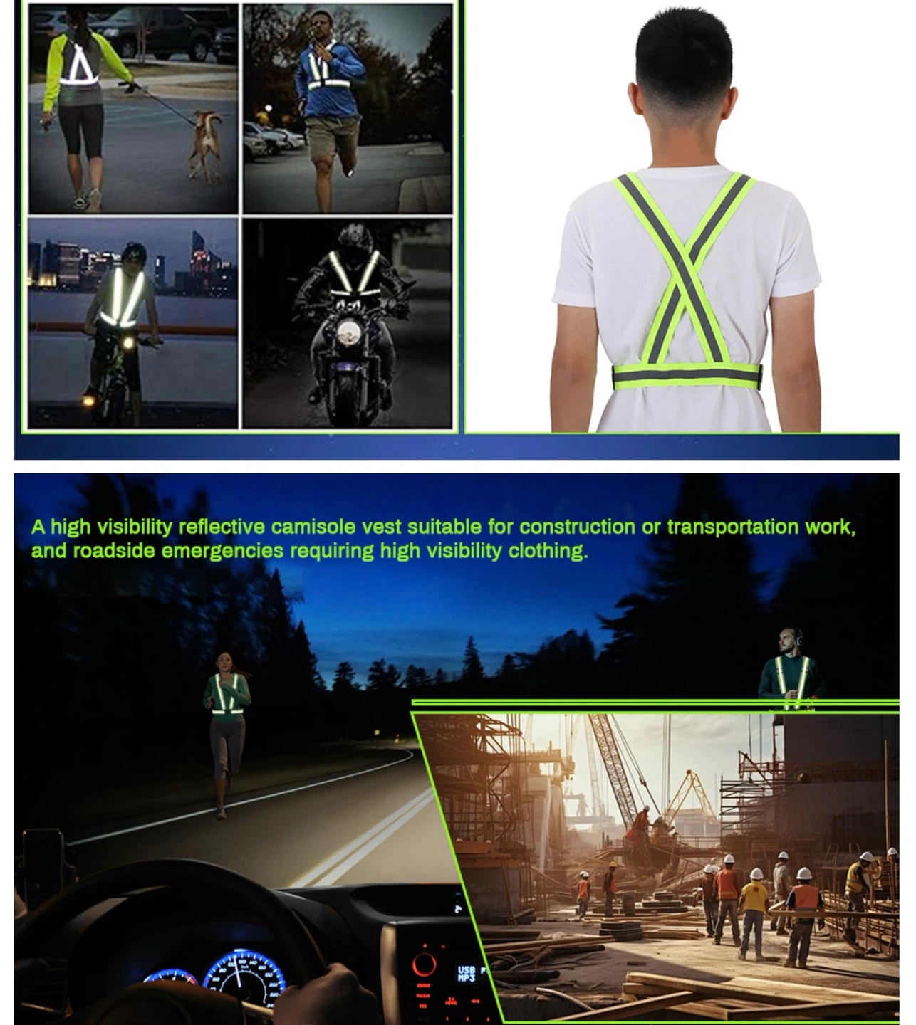 New L High-Visibility Reflective Vest - photo 3