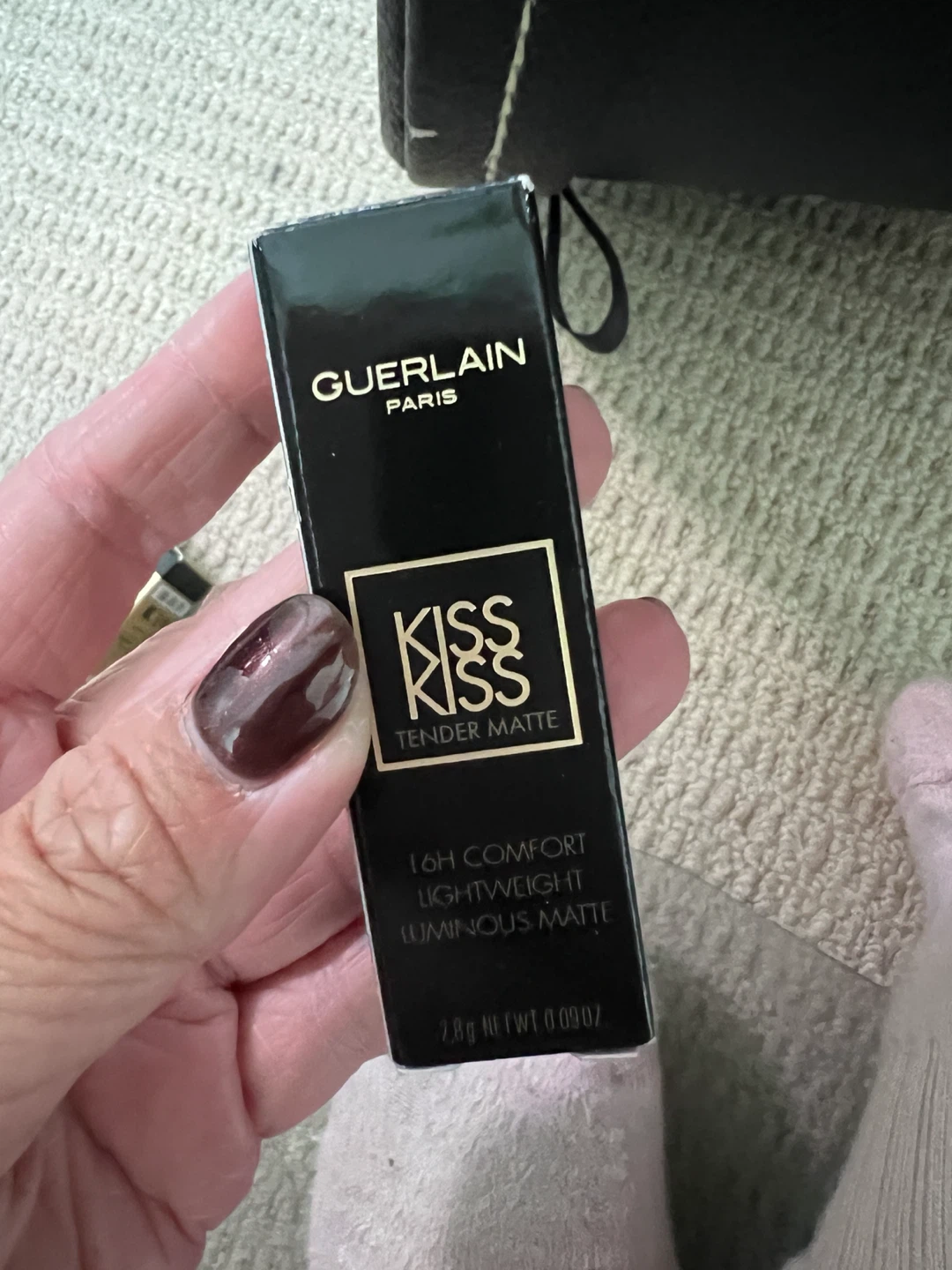 Guerlain KissKiss Tender Matte Lipstick 775 Kiss Rouge
