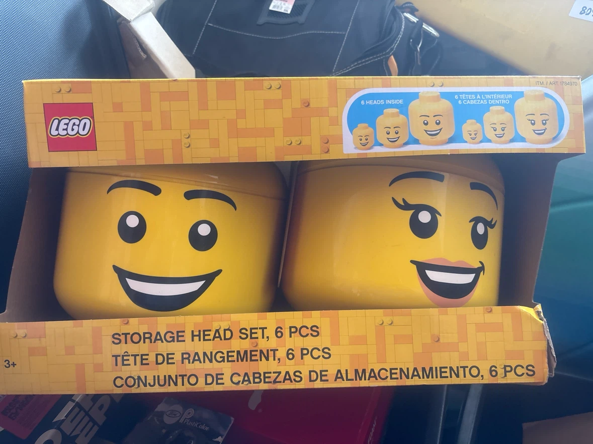 LEGO Storage Head Set - 6 Pieces