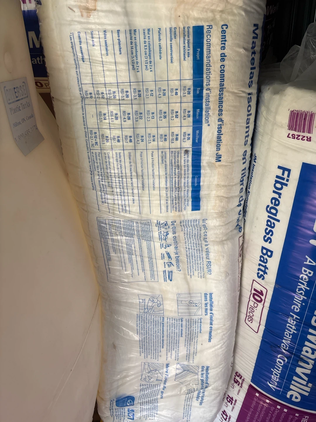 Johns Manville R-22 Fibreglass Insulation Batts - photo 5